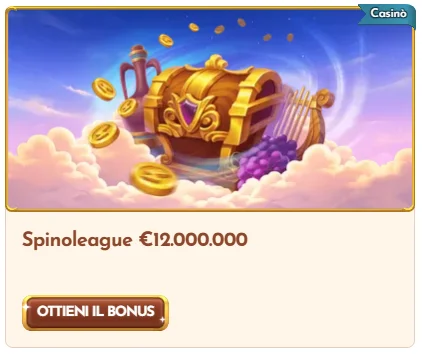 bonus in the spinoliga tournament 12000000 euro